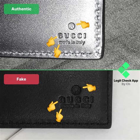 gucci wallet how to spot a fake|real gucci men's wallet.